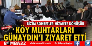 BAŞKAN GÜNAYDIN: BİZLER HİZMET İÇİN ÇALIŞANLARIZ