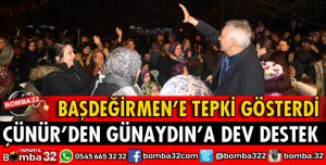 BAŞKAN GÜNAYDIN ÇÜNÜR HALKIYLA BULUŞTU