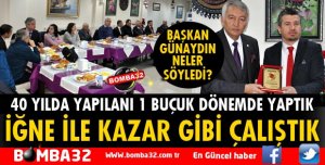 BAŞKAN GÜNAYDIN GAZETECİLERLE BULUŞTU