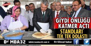 BAŞKAN GÜNAYDIN GİYDİ ÖNLÜĞÜ KATMER AÇTI