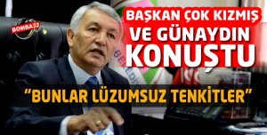 BAŞKAN GÜNAYDIN KONUŞTU
