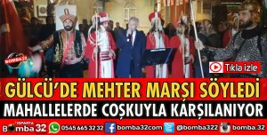 BAŞKAN GÜNAYDIN MEHTER MARŞI SÖYLEDİ