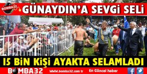 BAŞKAN GÜNAYDIN’A SEVGİ SELİ