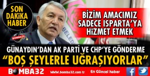 BAŞKAN GÜNAYDIN’DAN ŞOK AÇIKLAMALAR