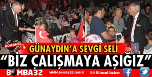 BAŞKAN GÜNAYDIN'A BAHÇELİEVLER'DE SEVGİ SELİ