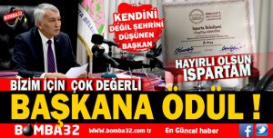 BAŞKAN GÜNAYDINA EN ANLAMI BİR ÖDÜL DAHA
