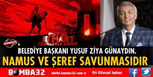 BAŞKAN GÜNAYDIN'DAN ÇANAKKALE ZAFERİ MESAJI