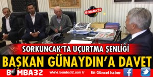 BAŞKAN GÜNAYDIN'I UÇURTMA ŞENLİĞİNE DAVET ETTİLER