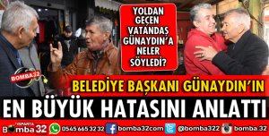 BAŞKAN GÜNAYDIN'IN EN BÜYÜK HATASINI ANLATTI