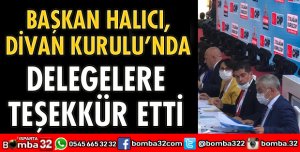 BAŞKAN HALICI DİVAN KURULUNDA