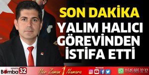 Başkan Halıcı istifa etti