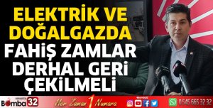 Başkan Halıcı'dan elektrik ve doğalgaz faturası tepkisi