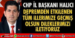 BAŞKAN HALICI'DAN GEÇMİŞ OLSUN MESAJI