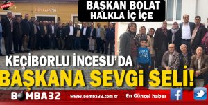 BAŞKAN BOLAT  HALKLA İÇ İÇE 
