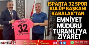 Başkan Kabalak'tan Emniyet Müdürü Turanlı'ya ziyaret