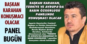 BAŞKAN KARAHAN KONUŞMACI OLACAK