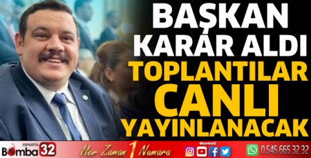 Başkan karar aldı