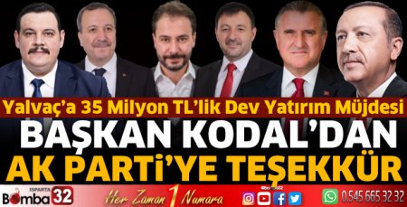 Başkan Kodal'dan AK Parti'ye teşekkür