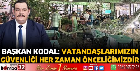 Başkan Kodal'dan geçmiş olsun mesajı
