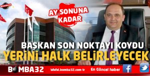 BAŞKAN MÜJDEYİ VERDİ SON NOKTAYI KOYDU YERİNİ HALK BELİRLEYECEK 