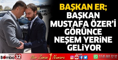 Başkan Mustafa Özer’e tebrik ziyareti