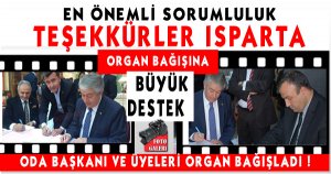 BAŞKAN ORGANLARINI BAĞIŞLADI