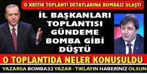 BAŞKAN OSMAN ZABUN AK PARTİ İL BAŞKANLARI TOPLANTISINI DEĞERLENDİRDİ