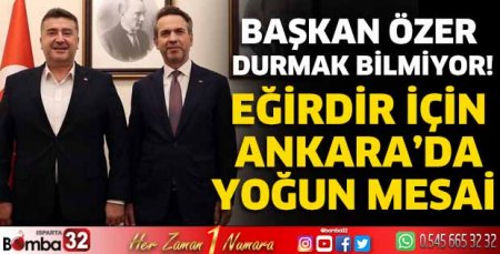 Başkan Özer durmak bilmiyor!