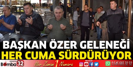 Başkan Özer vatandaşlarla buluştu