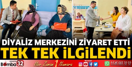 Başkan Özmen Diyaliz Merkezini ziyaret etti