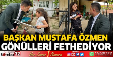 Başkan Özmen gönülleri fethediyor
