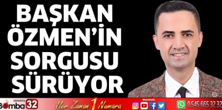 Başkan Özmen’in sorgusu devam ediyor