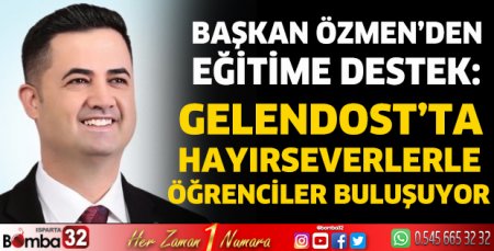 Başkan Özmen'den eğitime destek