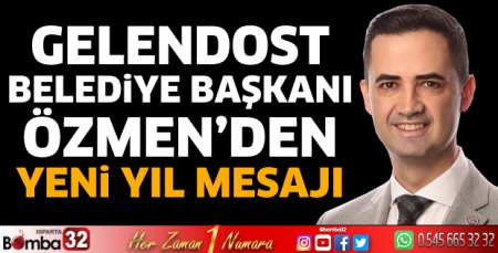 Başkan Özmen'den yeni yıl mesajı