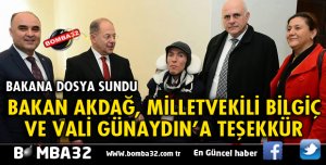 BAŞKAN ÖZYİĞİT'TEN BAKANA DOSYA