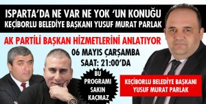 BAŞKAN PARLAK CANLI YAYINA ÇIKIYOR