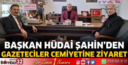 Başkan Şahin'den Gazeteciler Cemiyetine ziyaret