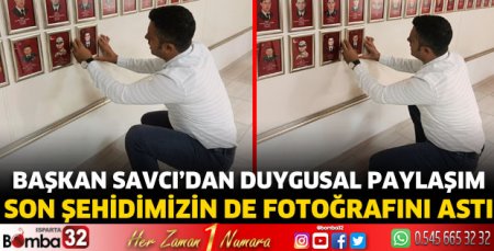 Başkan Savcı'dan duygusal paylaşım