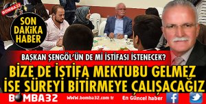 BAŞKAN ŞENGÖL'DEN İLGİNÇ AÇIKLAMA