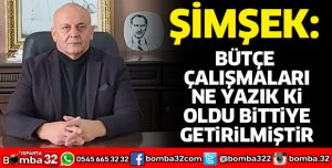 BAŞKAN ŞİMŞEK'TEN FLAŞ AÇIKLAMA