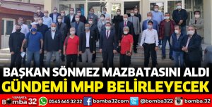 BAŞKAN SÖNMEZ MAZBATASINI ALDI