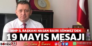 Başkan Sönmez’den 19 Mayıs mesajı 
