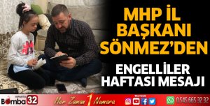 Başkan Sönmez'den Engelliler Haftası mesajı