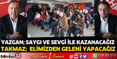 Başkan Takmaz ve Başkan Adayı Yazgan'dan açıklama