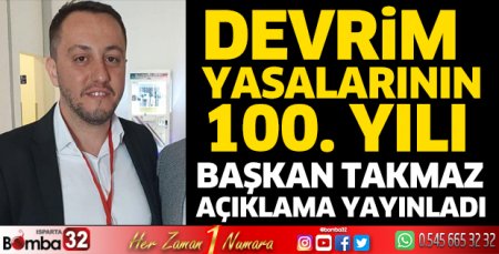 Başkan Takmaz'dan açıklama