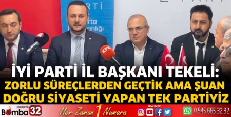 Başkan Tekeli'den gündeme dair açıklamalar