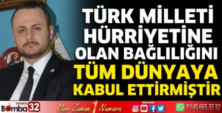 Başkan Tekeli'nin 30 Ağustos mesajı