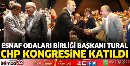 Başkan Tural CHP kongresine katıldı