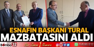 Başkan Tural mazbatasını aldı
