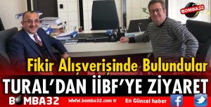 BAŞKAN TURAL MURAT OKÇU'YU ZİYARET ETTİ